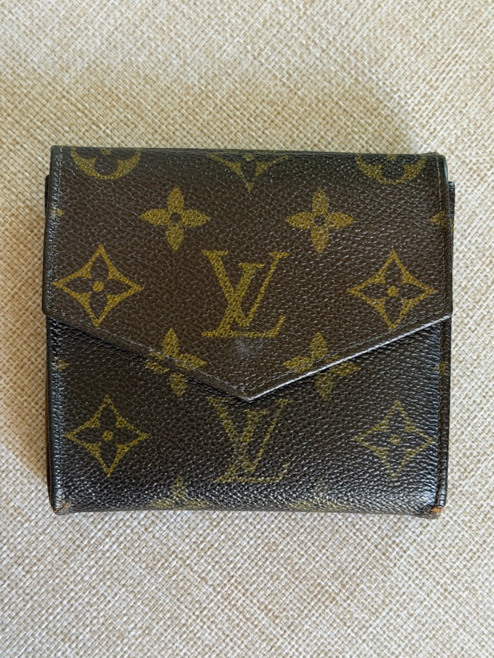 Louis Vuitton Vintage Monogram Elise Compact Bifold Coin Wallet 1990 France - Picture 1 of 14